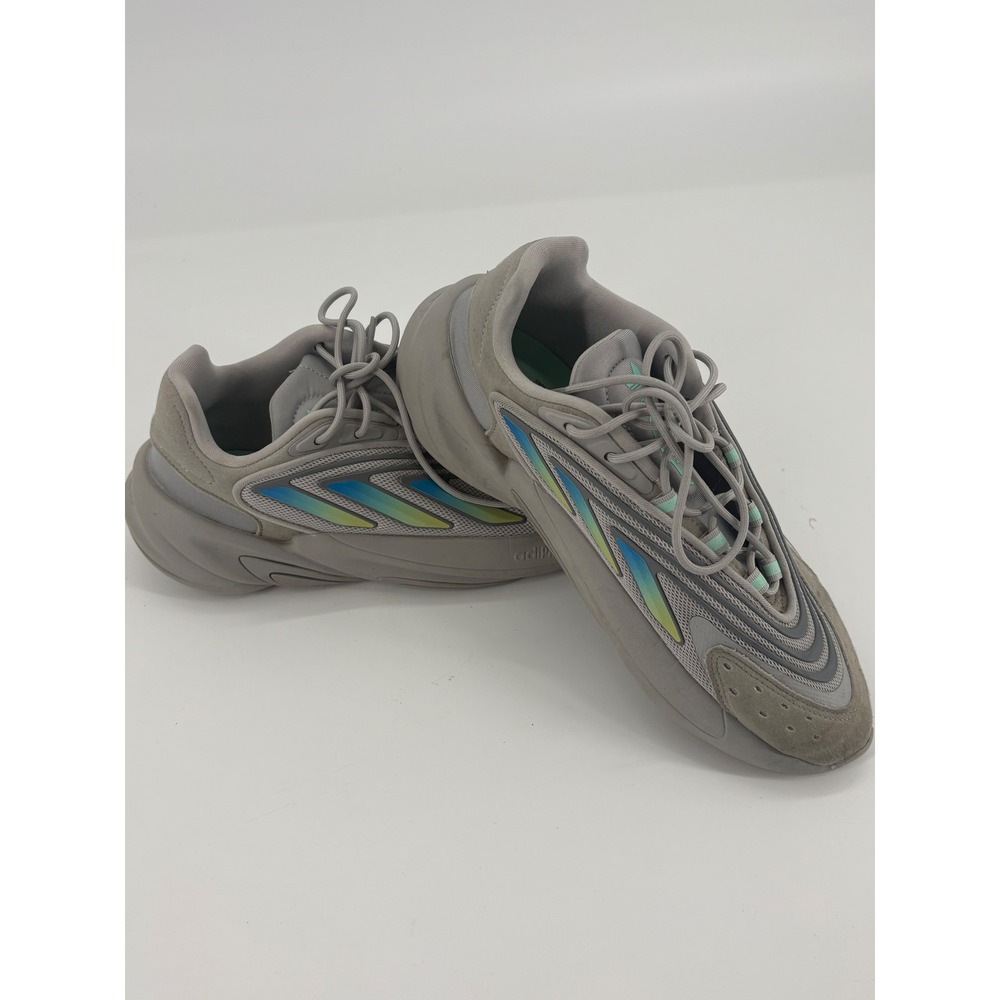 Adidas Ozweego Adiprene Gray Iridescent Accent Sneakers Women's Size‎ 6.5